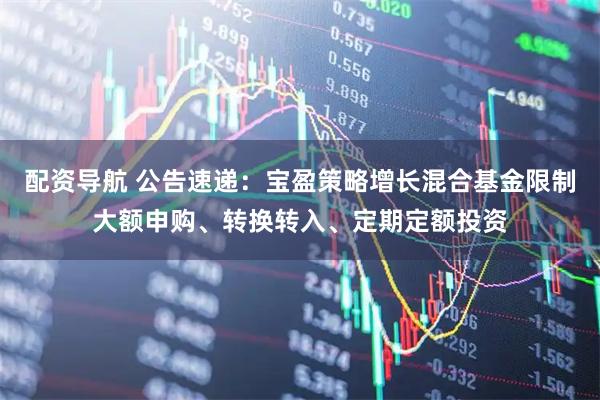 配资导航 公告速递：宝盈策略增长混合基金限制大额申购、转换转入、定期定额投资